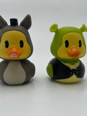 DreamWorks Shrek Donkey Duckalooz Rubber Ducks Just Play Lot of 2